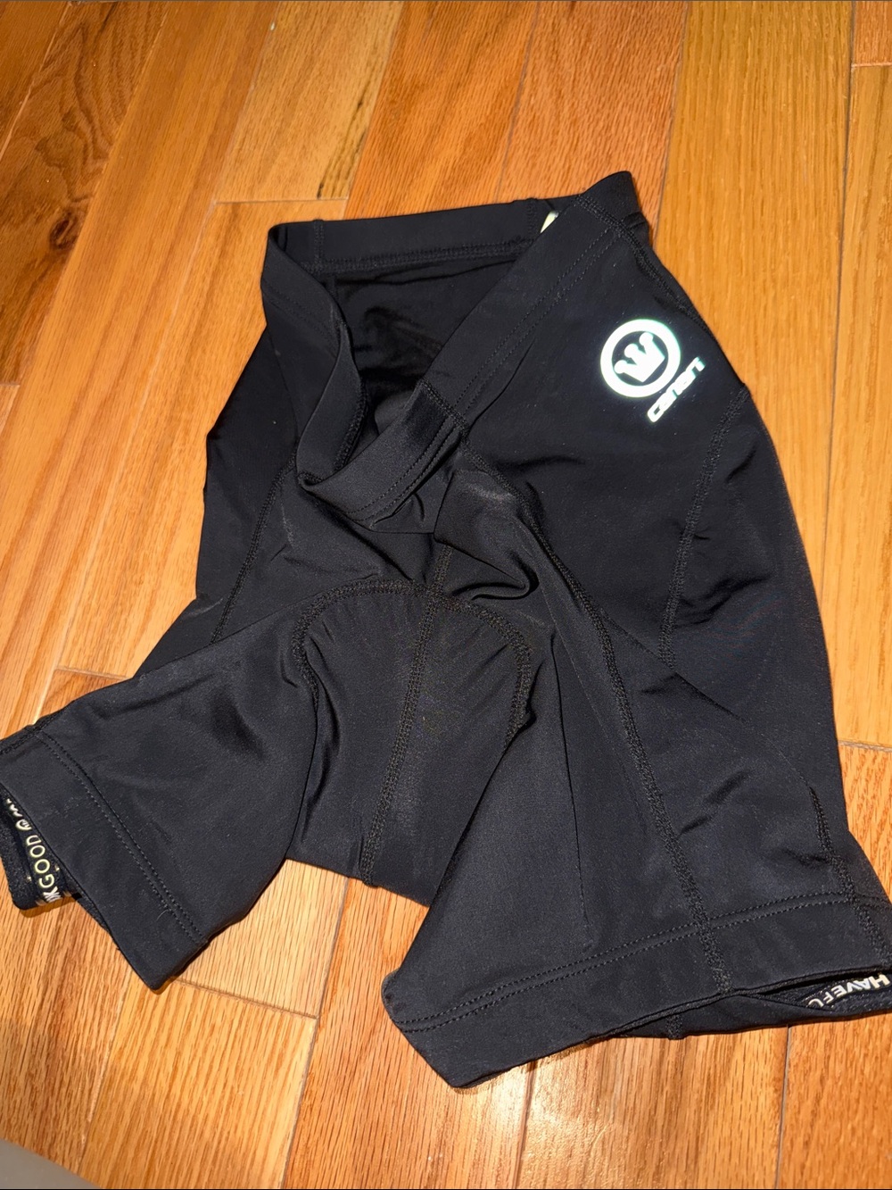 Canari Black Cycling Bib Shorts - Size XS